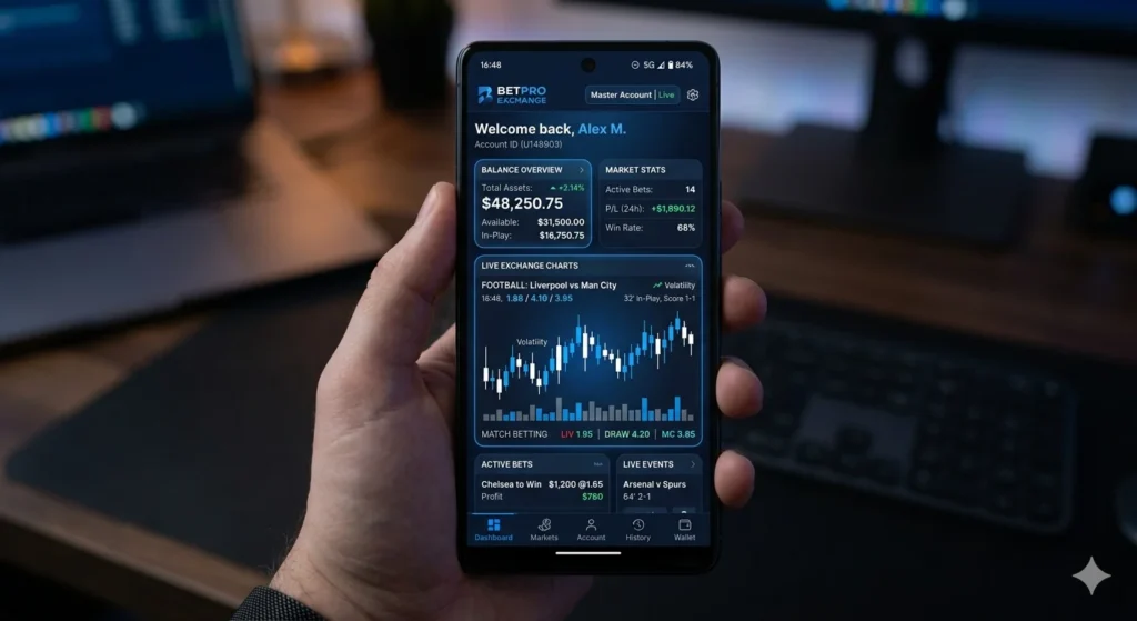 betpro exchange master account