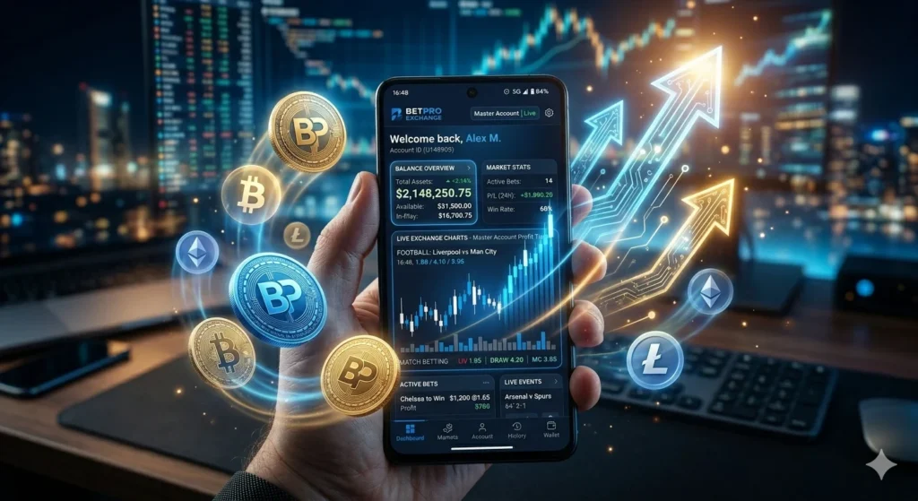 betpro exchange master account